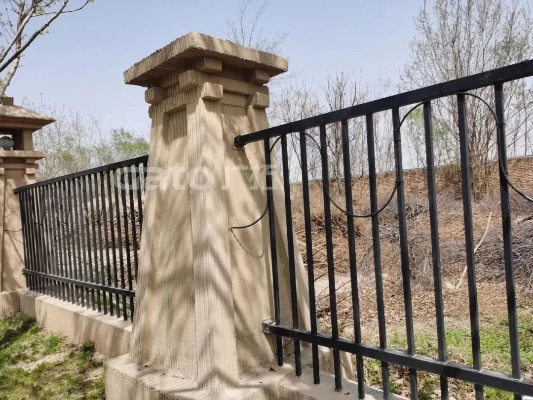 廣拓F5守護(hù)咸陽(yáng)博物館，把光纜預(yù)埋進(jìn)了復(fù)古磚墻(圖8)