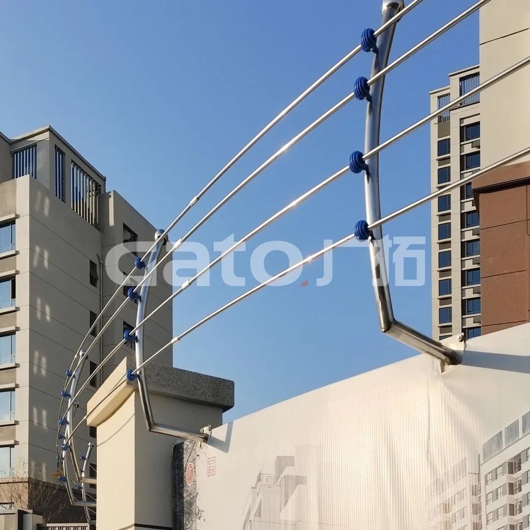 你見過(guò)弧形的不銹鋼電子圍欄嗎？(圖13)