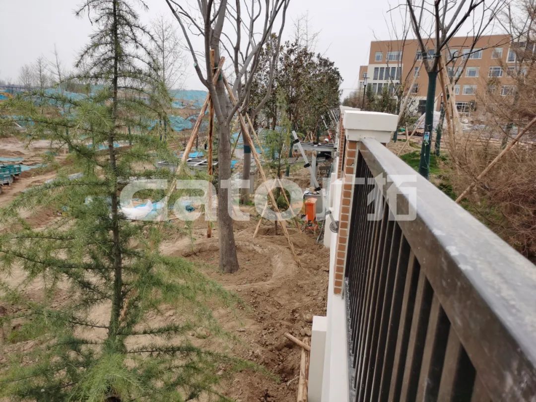 校園周界安防標(biāo)桿案例，鄭州一八國際學(xué)校(圖11)