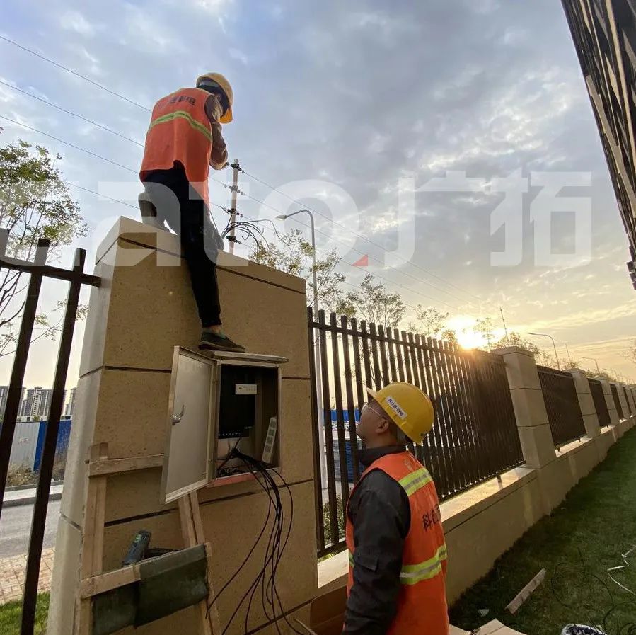 校園周界安防標(biāo)桿案例，鄭州一八國際學(xué)校(圖16)